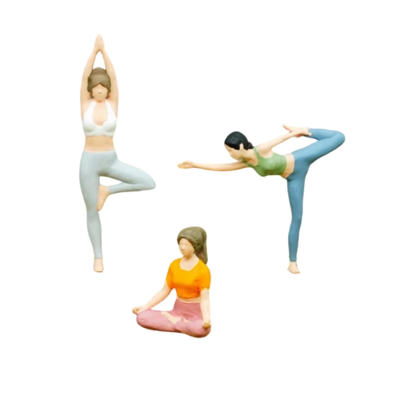 Yoga Miniature Figures 3x