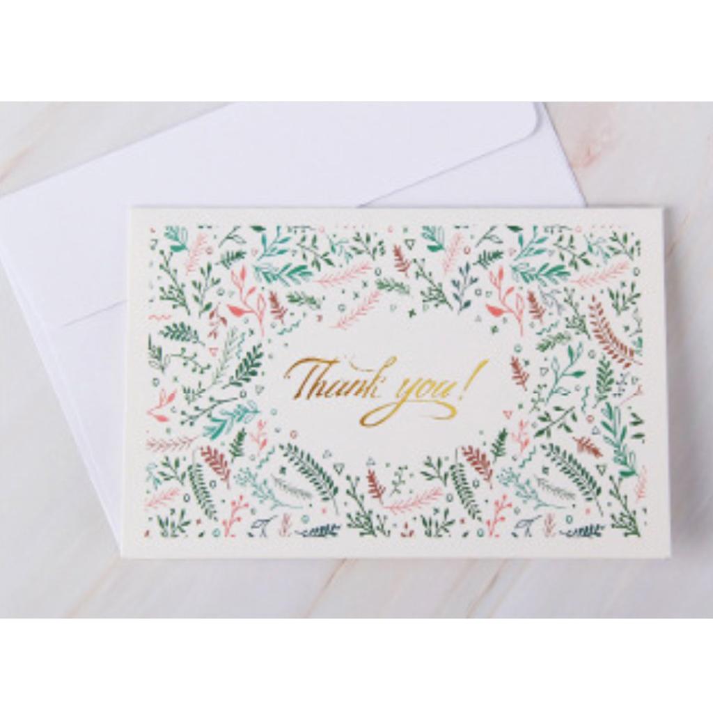 Creative Gilding Paper All Occasion Greeting Cards Blank thank you