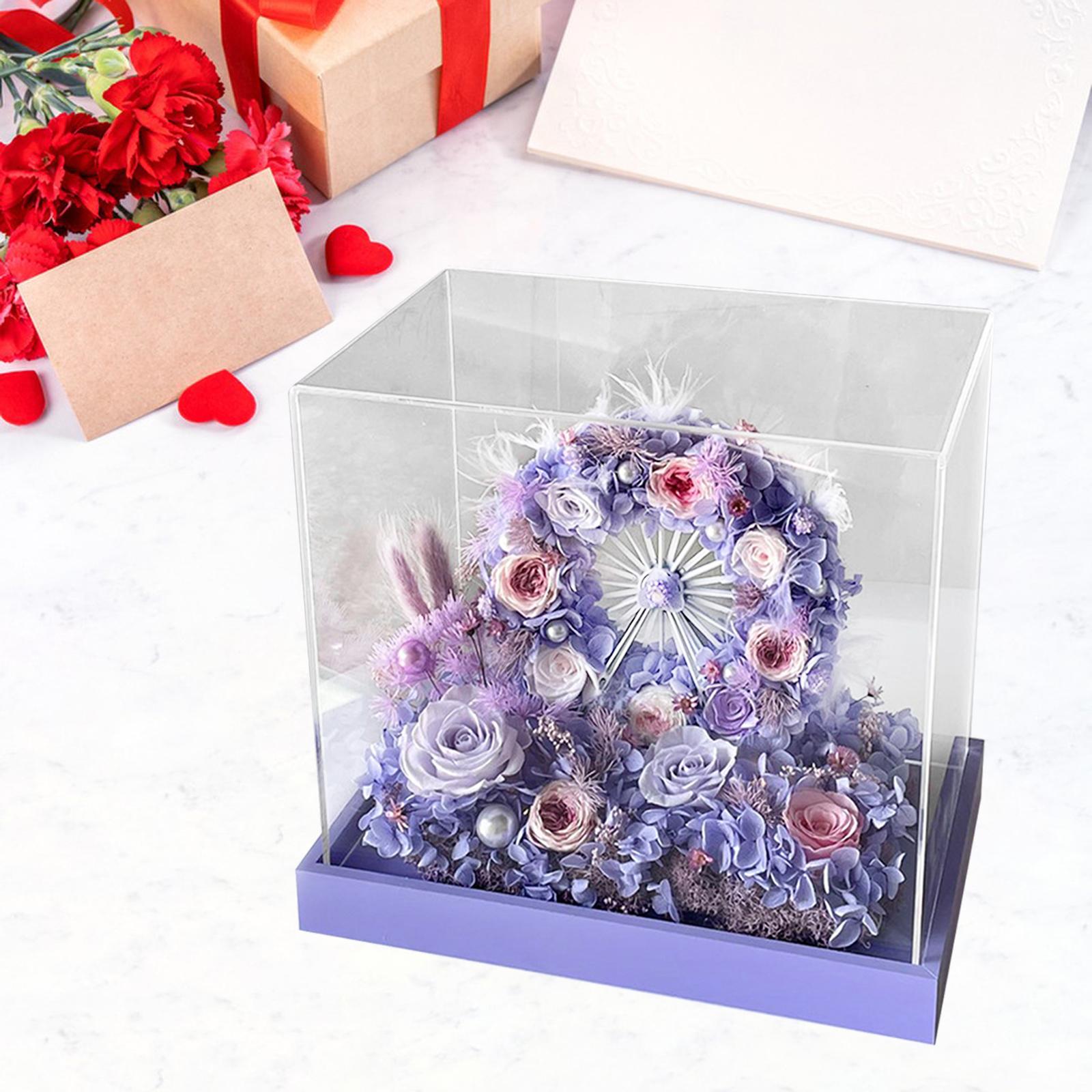 Flower Sky Wheel Accessory Simple for Congratulations Valentine'S Day Lover Violet