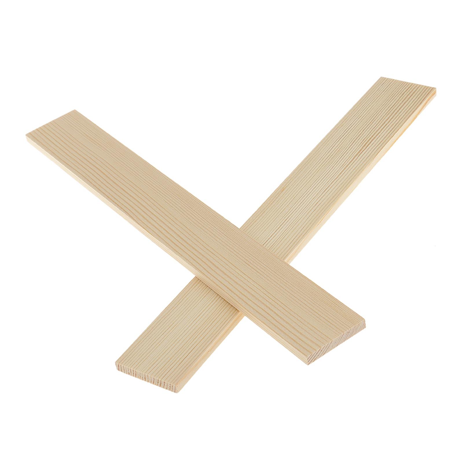 4x10x Unfinished Wood Wooden Rectangular Plaque Board for Modelling Material 300mm