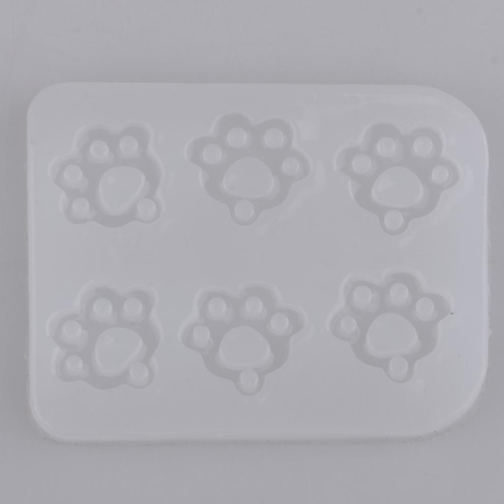 2x1 Set Kitten Claw Silicone Mold DIY Jewelry Molding Fondant Shaping Mold