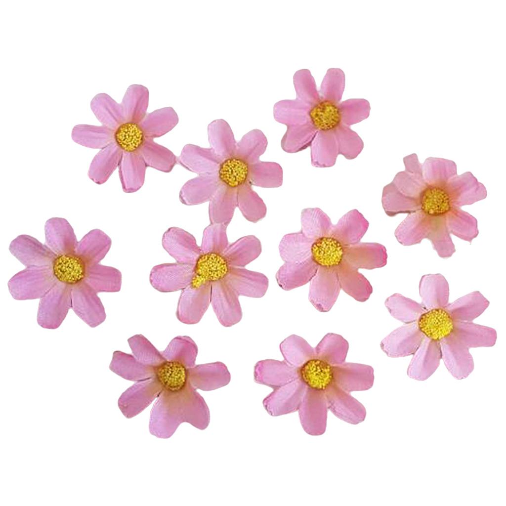 10 Pieces Artificial Flowers Pink