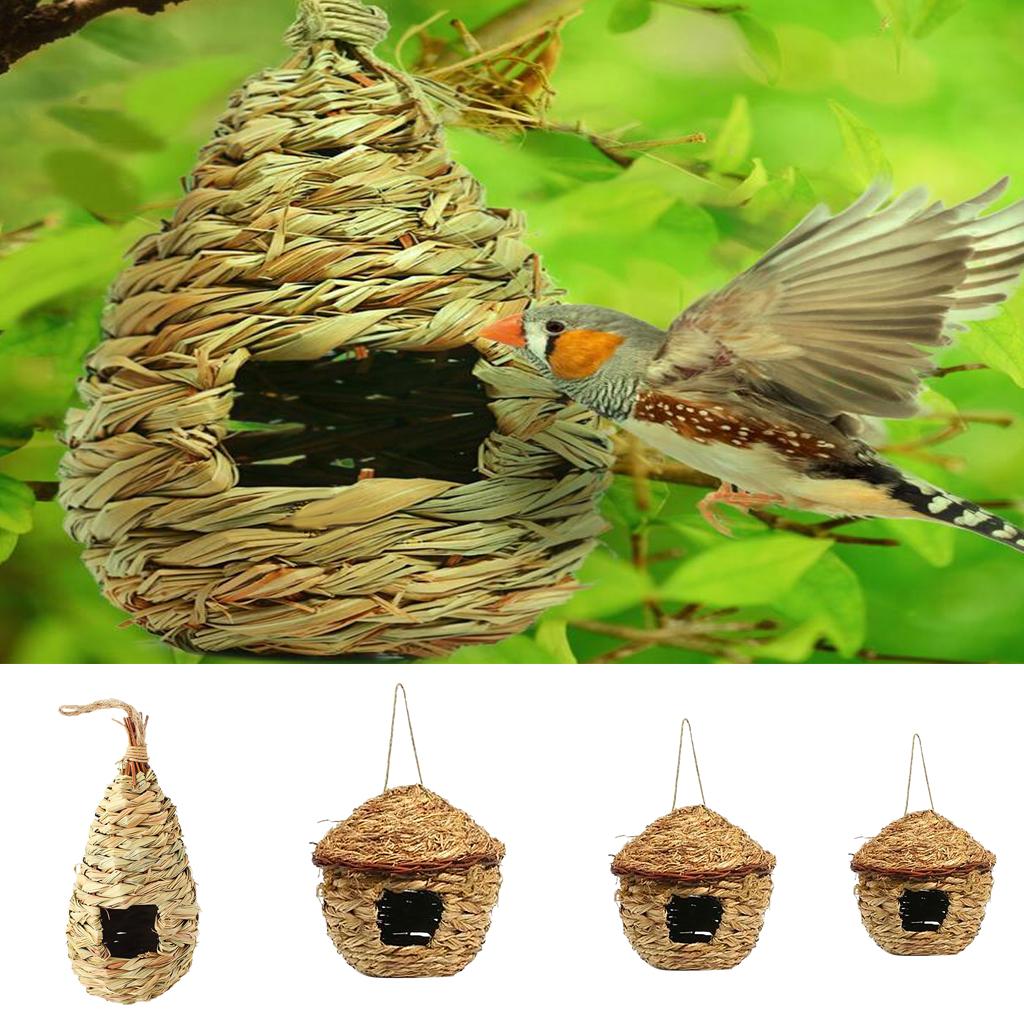 Bird Nest Breeding Nest Bird Box Wild Grass Weave Canary Finch Budgie ...