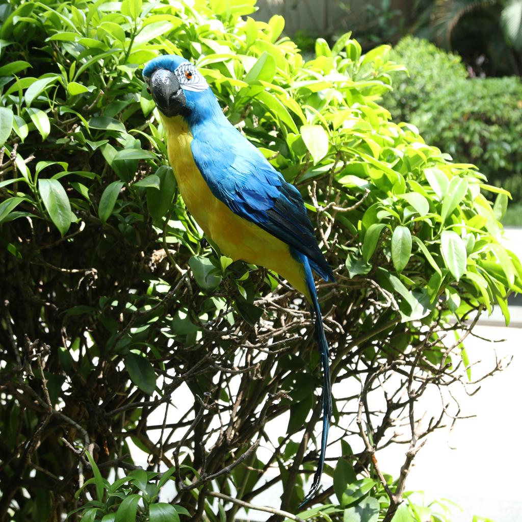 Artificial Animal Feather Fake Bird Taxidermy Garden Home Decor