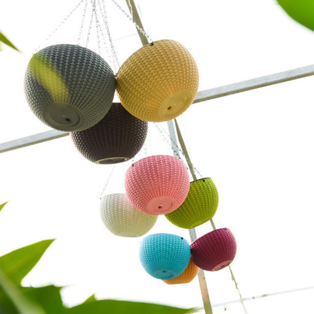 blumenampel aus rattan