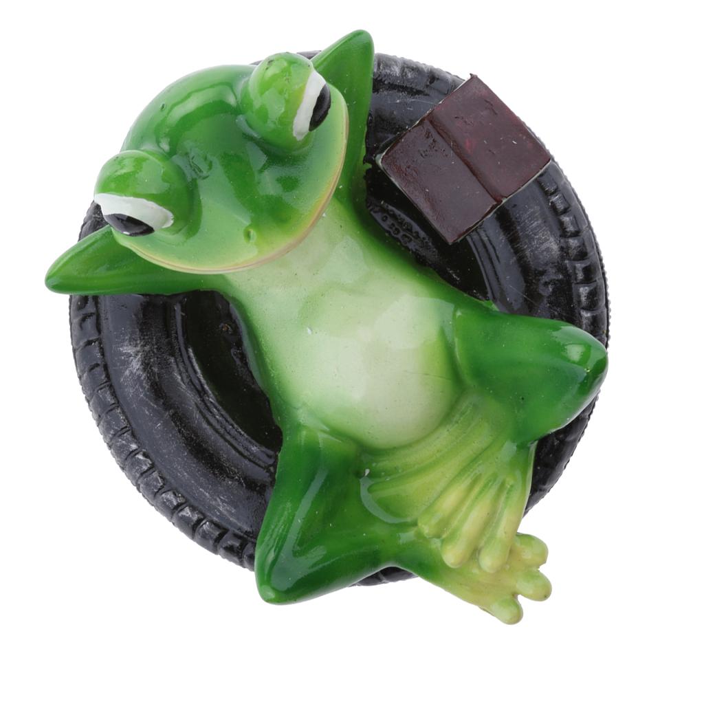 Resin Floating Water Frog for Home Garden Pond Aquarium Decor Ornament