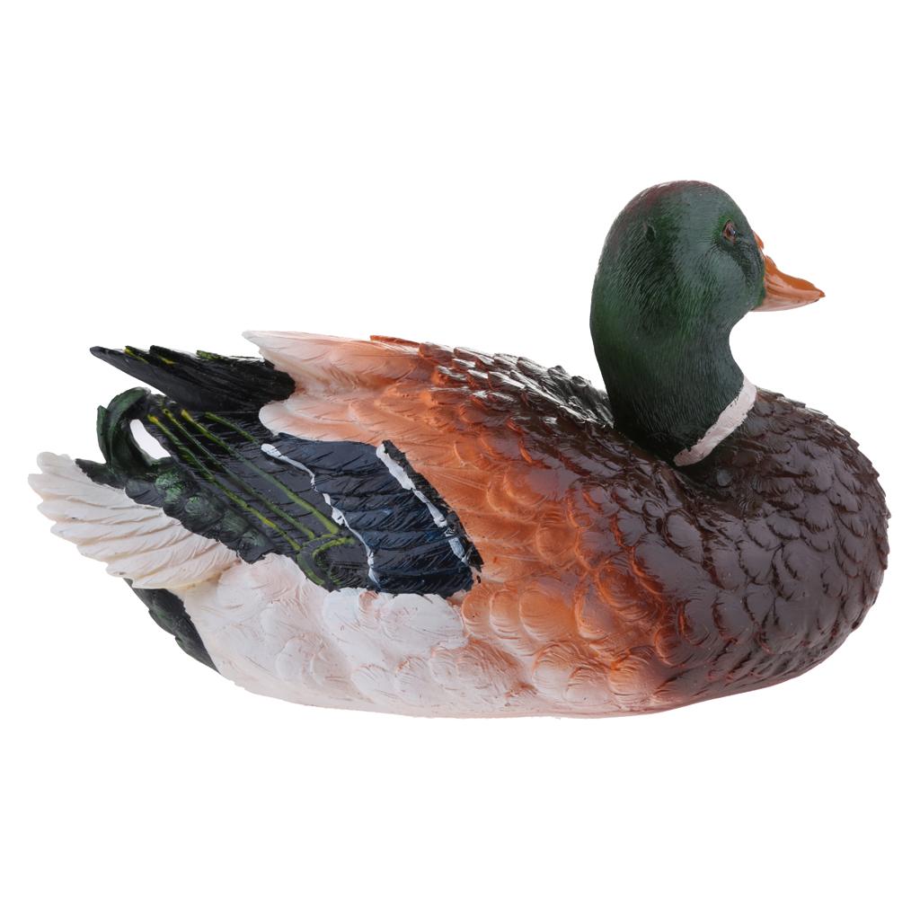 Schwimmtier Teich Ente Teichfigur Gartenfigur, aus Harz eBay