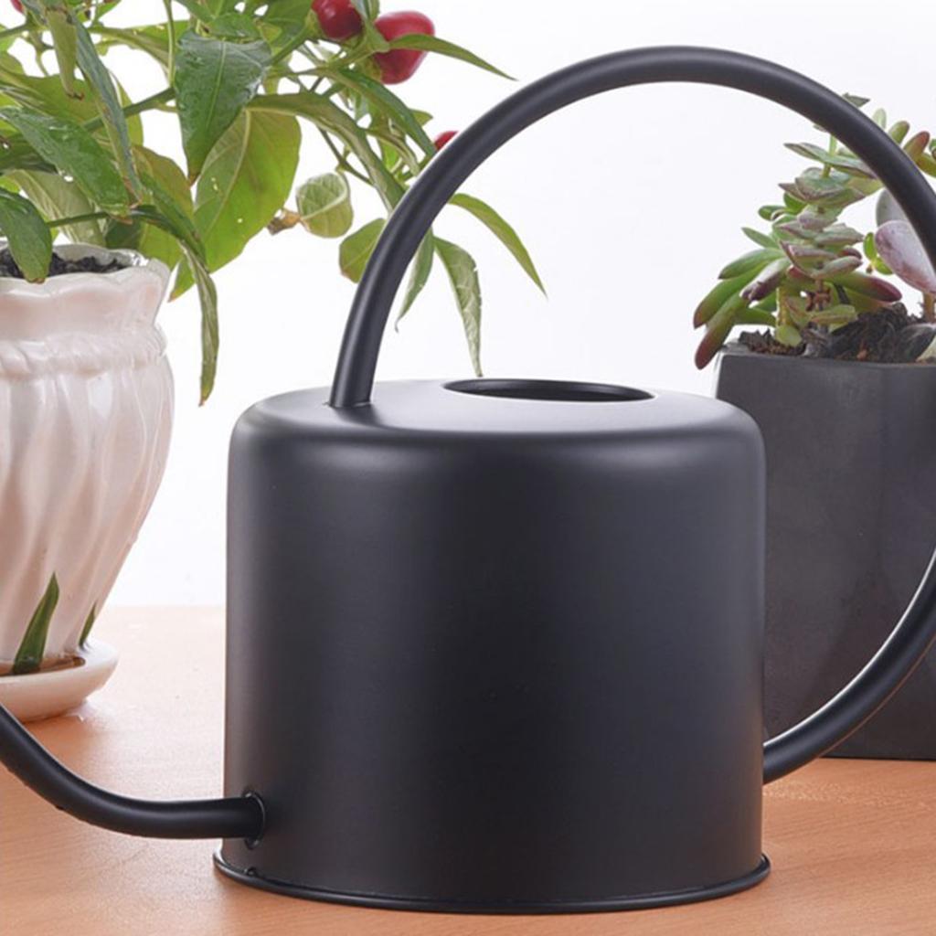 2pcs Pastoral Indoor Plant Watering Can Long Spout Sprinkler  