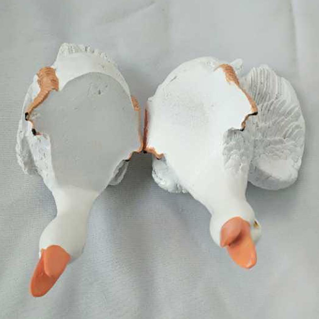 Handcraft Vivid Rsein Animals Statue Garden Sculpture Lawn Ornament Duck