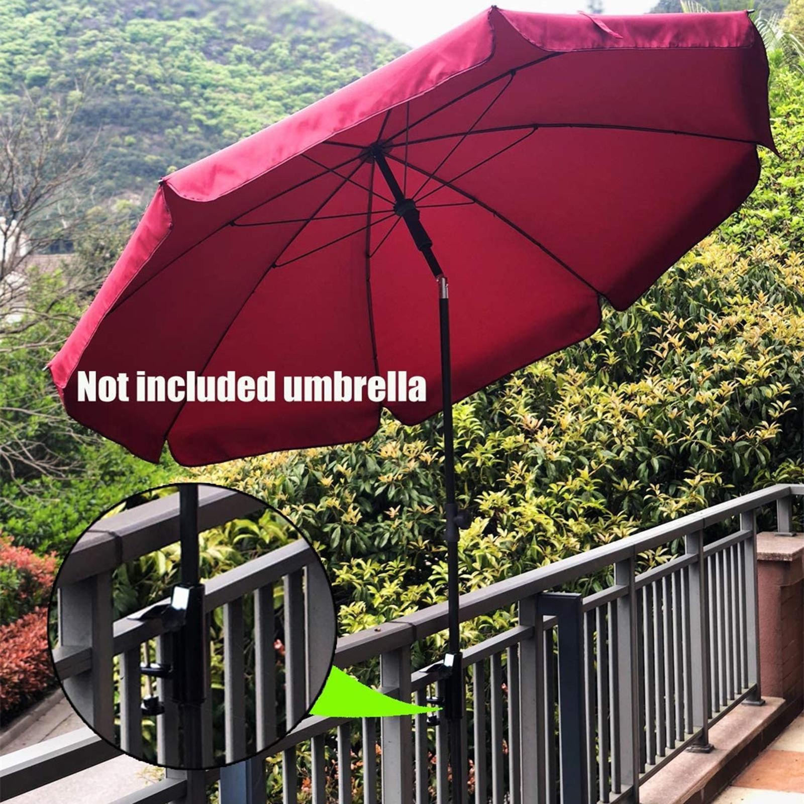 Metal Clamp Holder Umbrella Mount Table Chair Clamp Parasol Stand Bracket