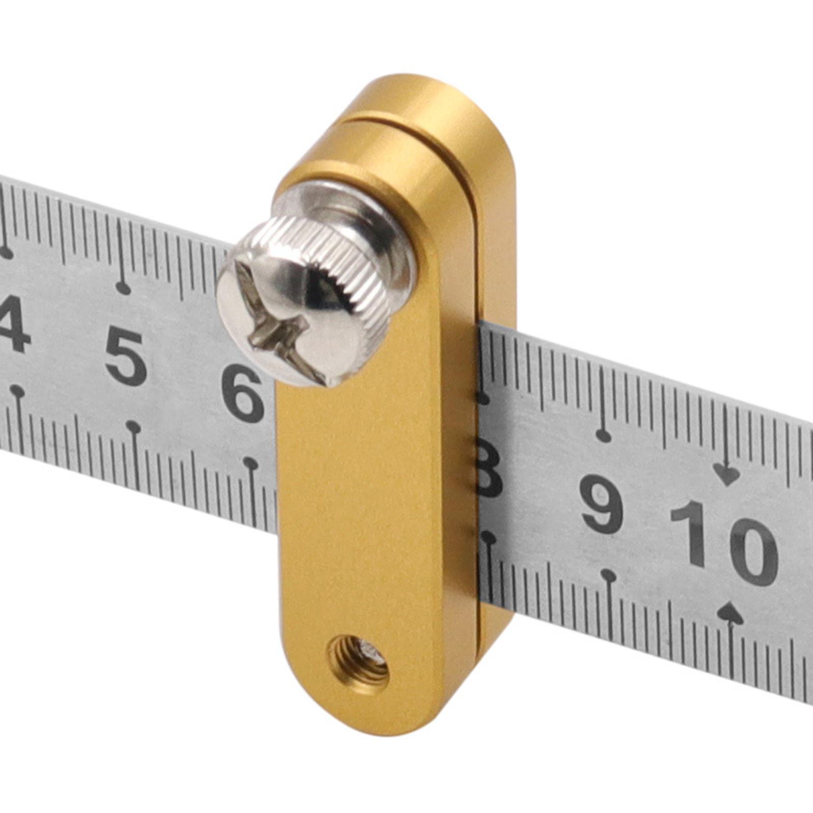 Ruler Positioning Block Ruler Marking Locator for Carpentry DIY Measuring