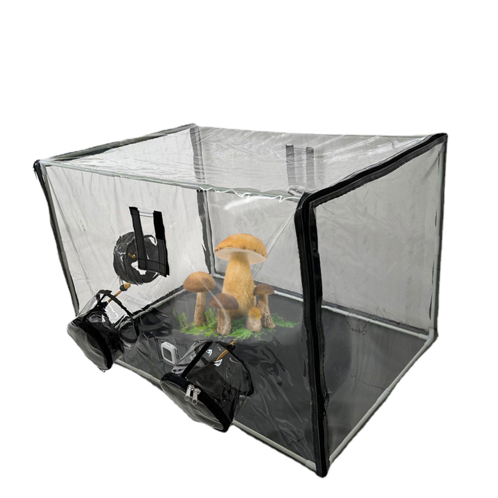 Mini Garden Greenhouse Foldable Mushroom Grow Bag for Roofs Vegetable Garden
