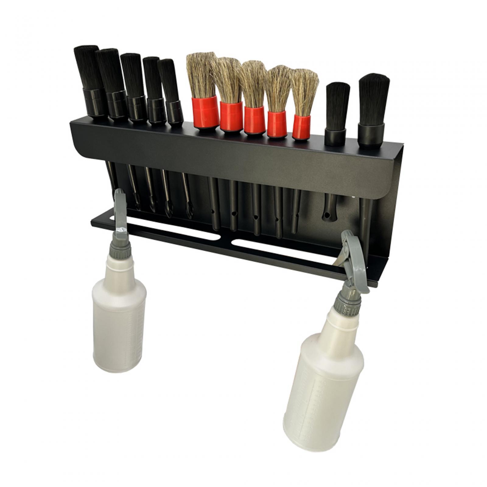 Detailing Brush Holder Multifunctional Stand Brush and Trigger Bottle Holder