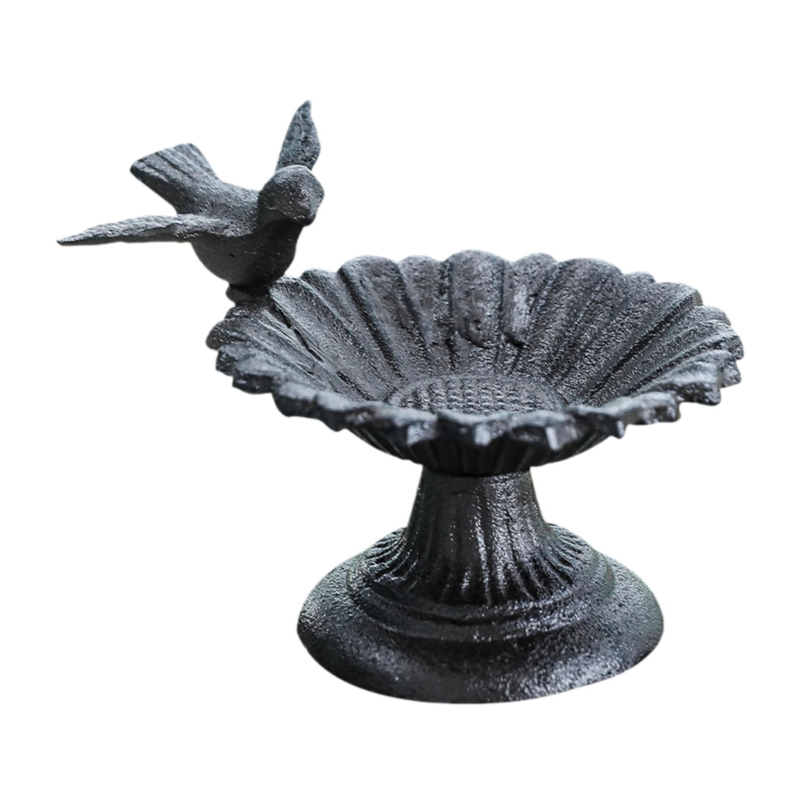 Cast Iron Bird Bath Dish