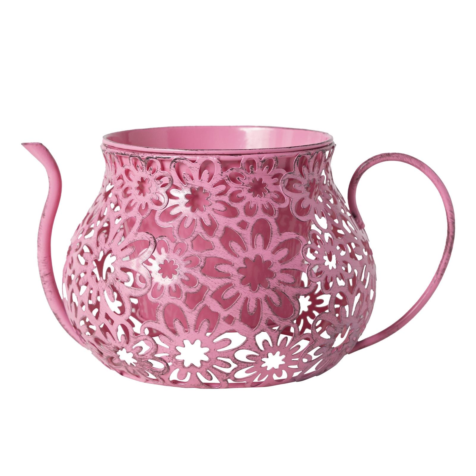 Teapot Planter with Cutout Design