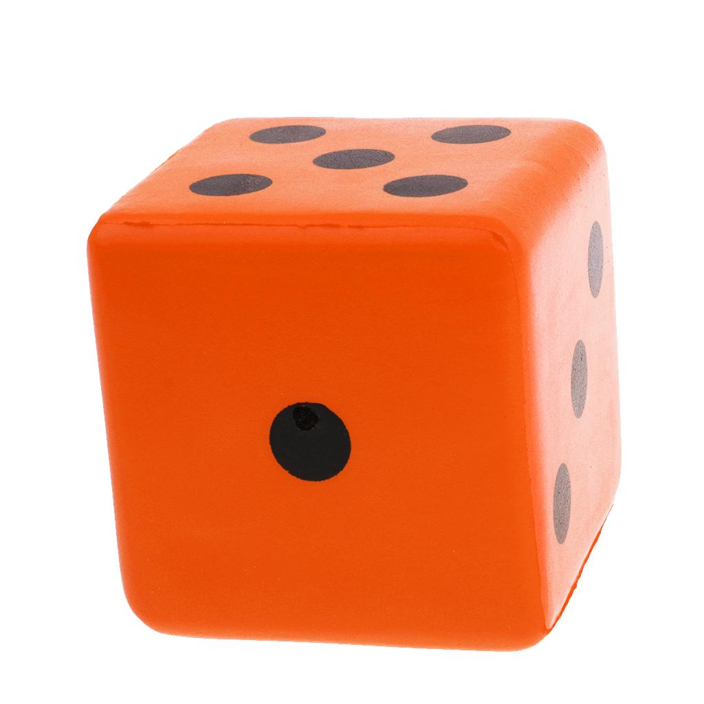 8cm Soft Sponge Dice Foam Dice Playing Spot Dice Educational Toy Red 