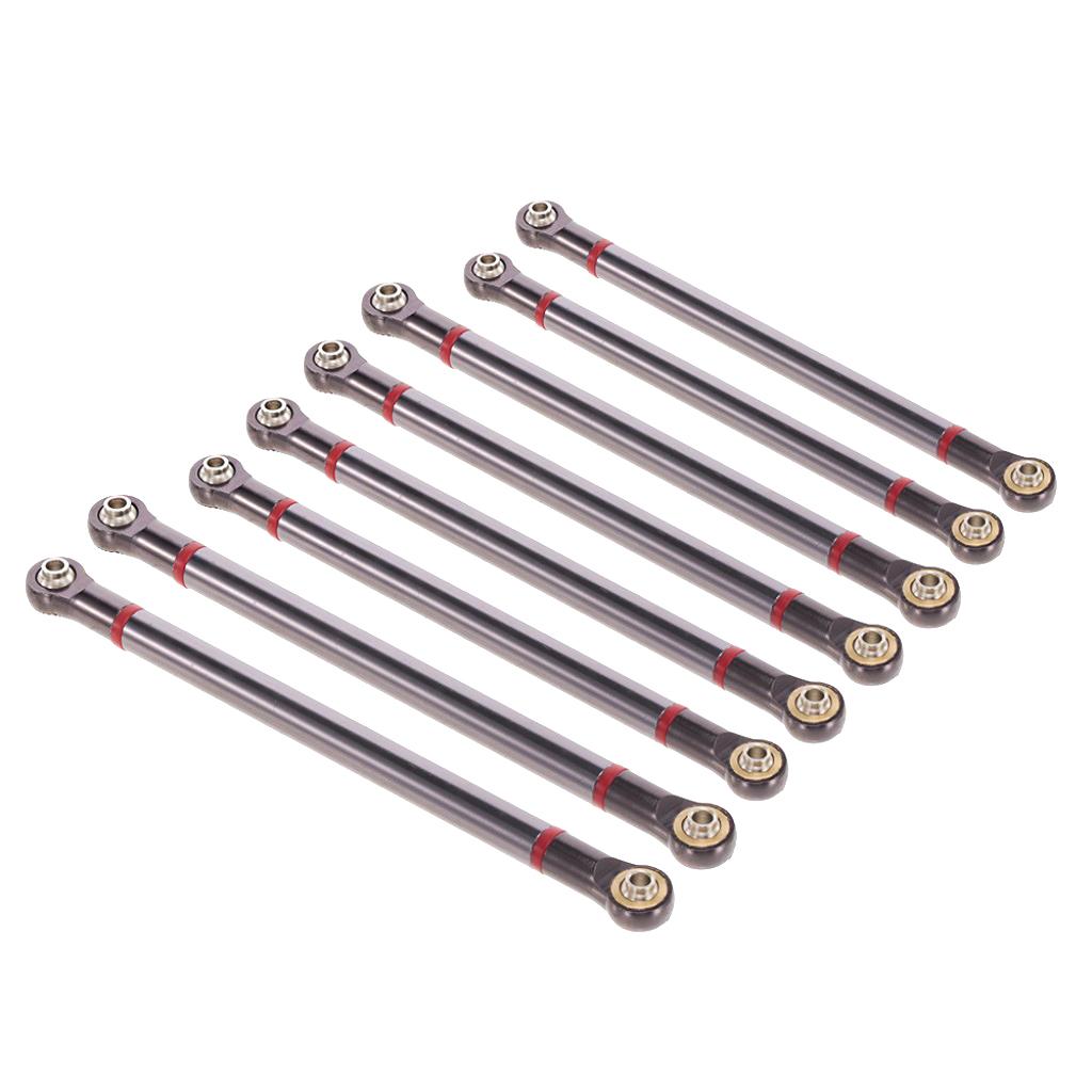 1/10 Link Rod Linkage 313mm Wheelbase Upgrade Parts for Axial SCX10 RC Truck