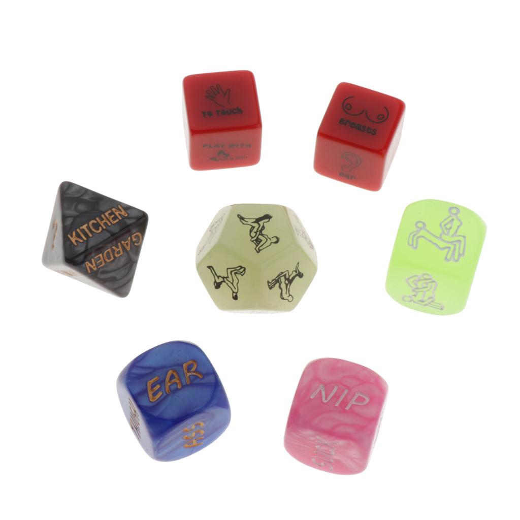 11PCS Sex Dice Positions Adult Couples Game Toy Naughty Bed