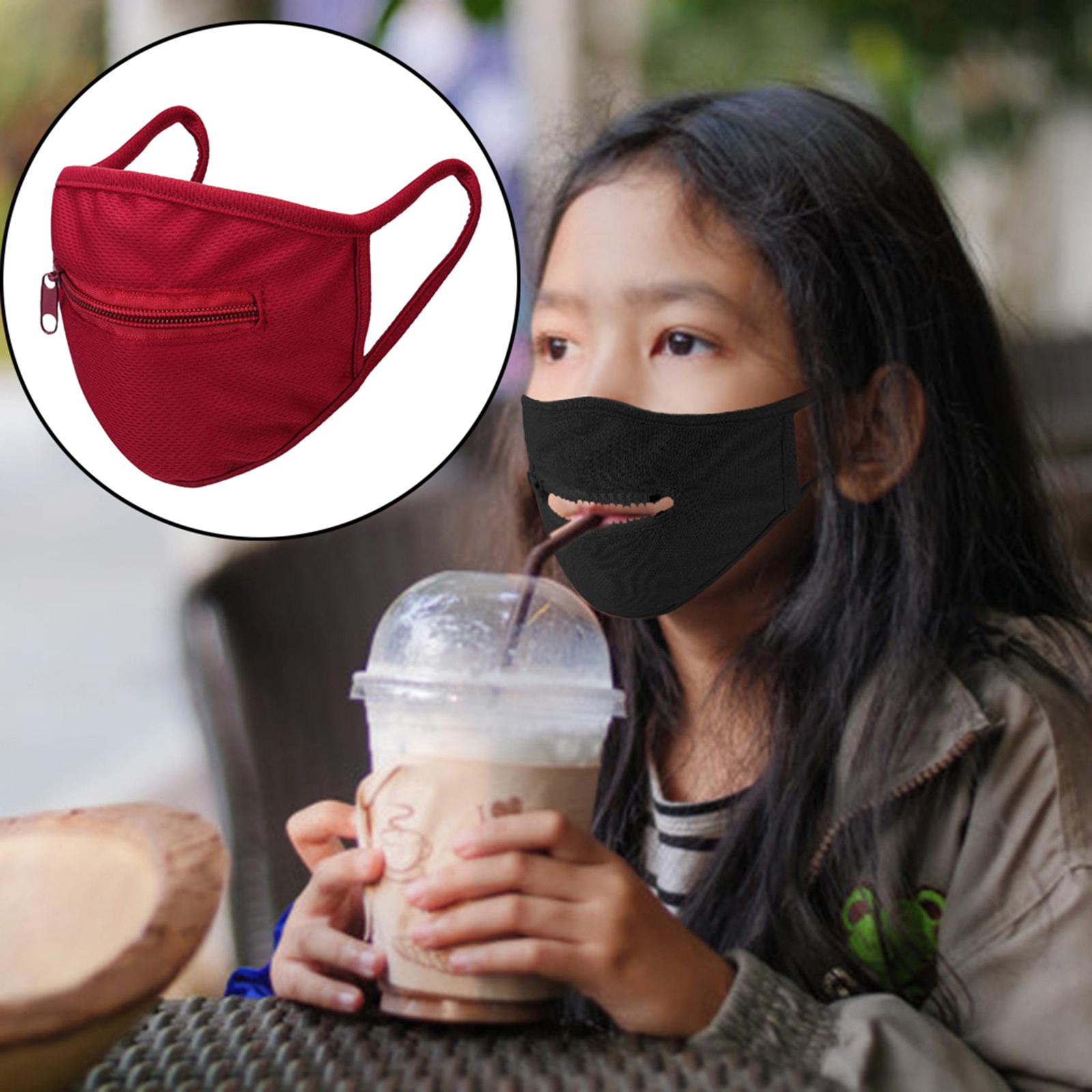 Anti Dust Mouth Covers Reusable and Washable Face Cover Red