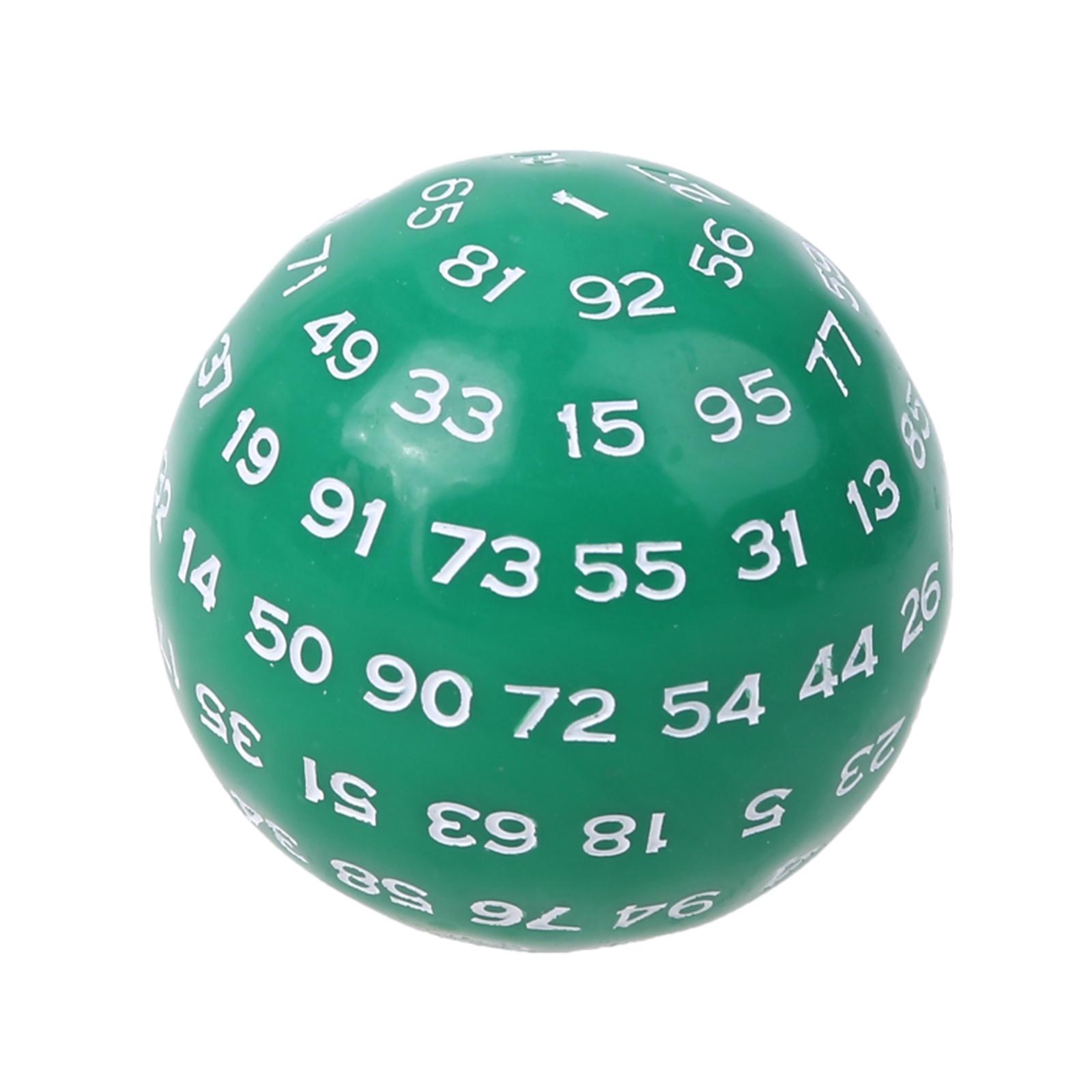 Acrylic Dices Game Entertainment Family Polyhedral Dice Green