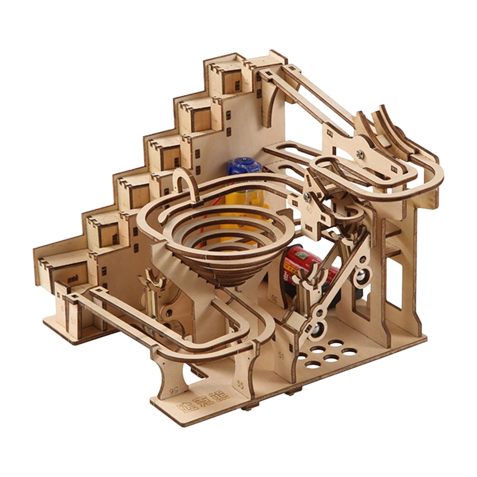 Wooden Marble Run Puzzle