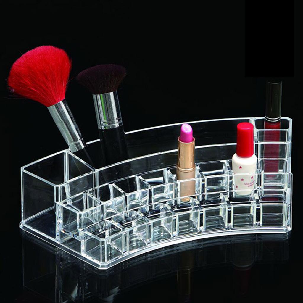 Ring,Jewelry,Necklace,Bracelet Storage Container Box Multi Grid Acrylic Case