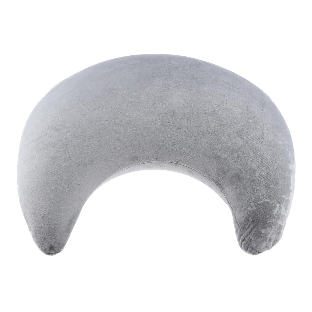 Portable Compact&Lightweight Comfortable Inflatable U Shaped Air Pillow Gray