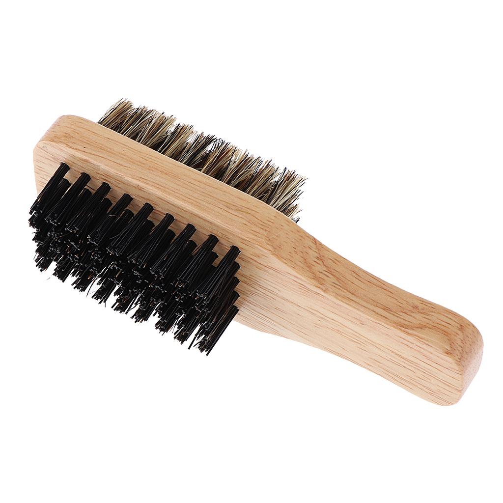 MINI BRISTLES CLUB BRUSH,SOFT AND HARD BRISTLES FOR HAIR AND BEARD eBay