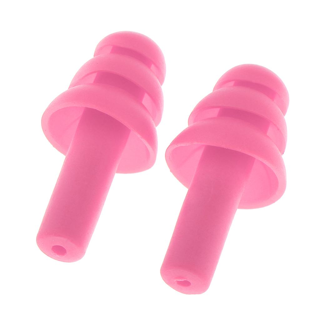 soft silicone earplugs Rose Red