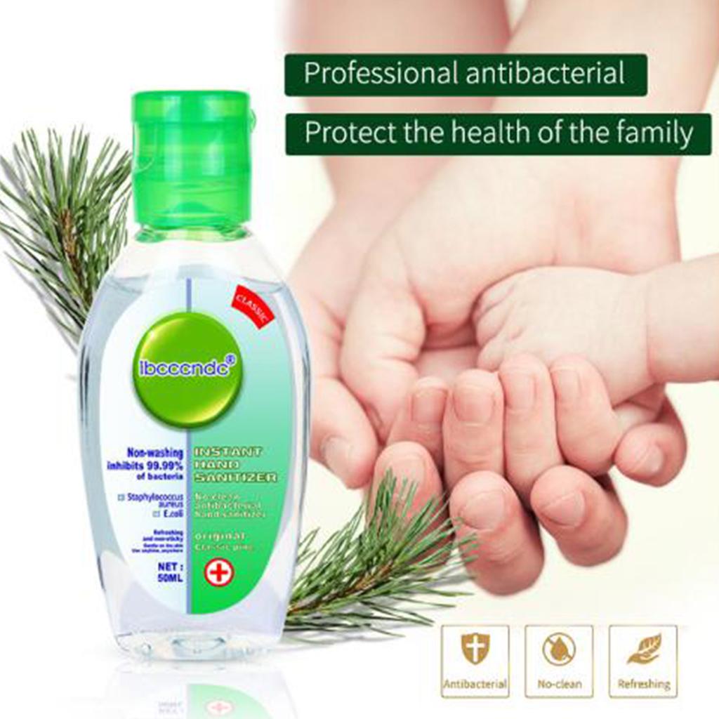 Anti Bacterial Hand Sanitiser Gel Portable Travel Hands Sanitizer Green