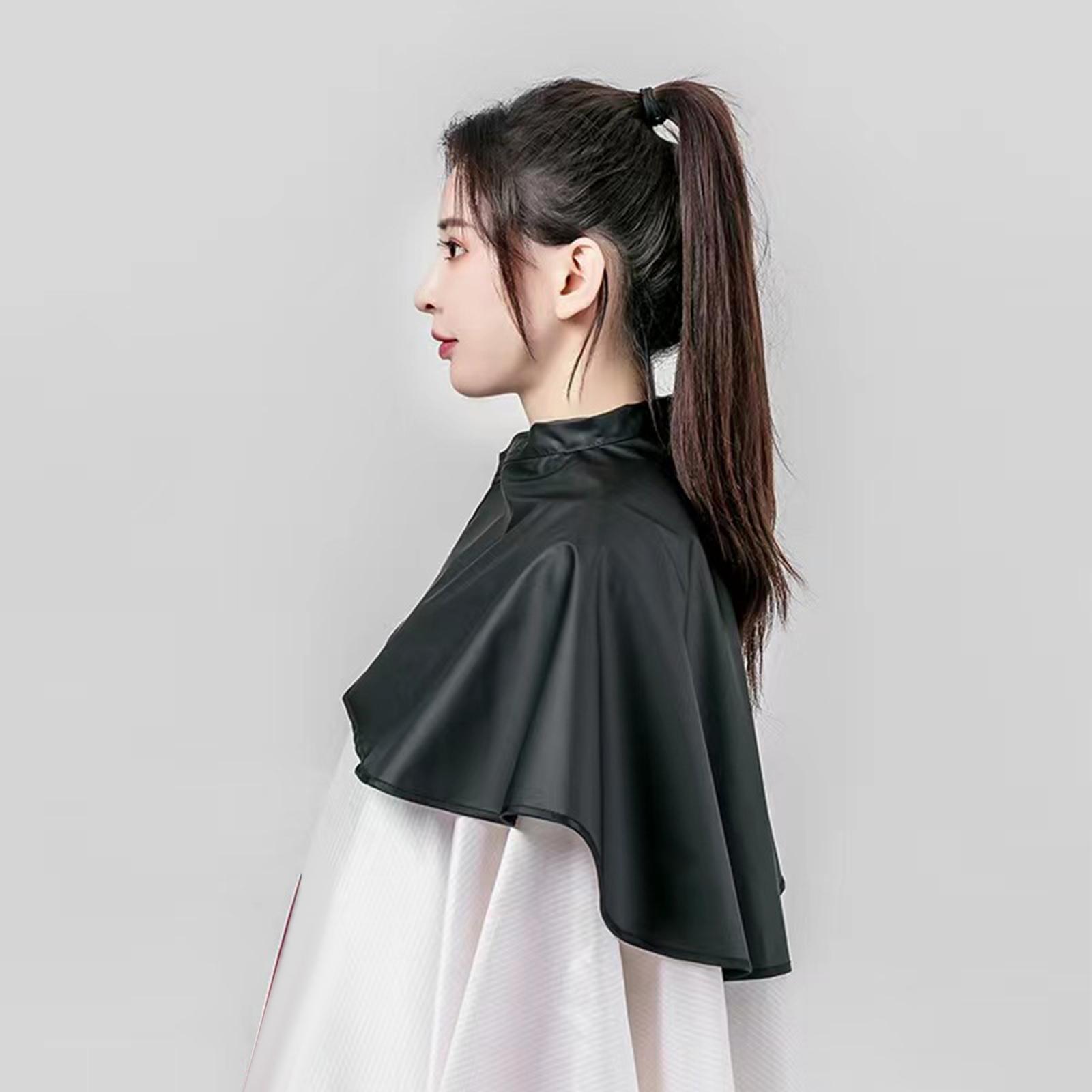 Short Barber Cape Professional Hairdresser Stylist Cape for Clients Coloring