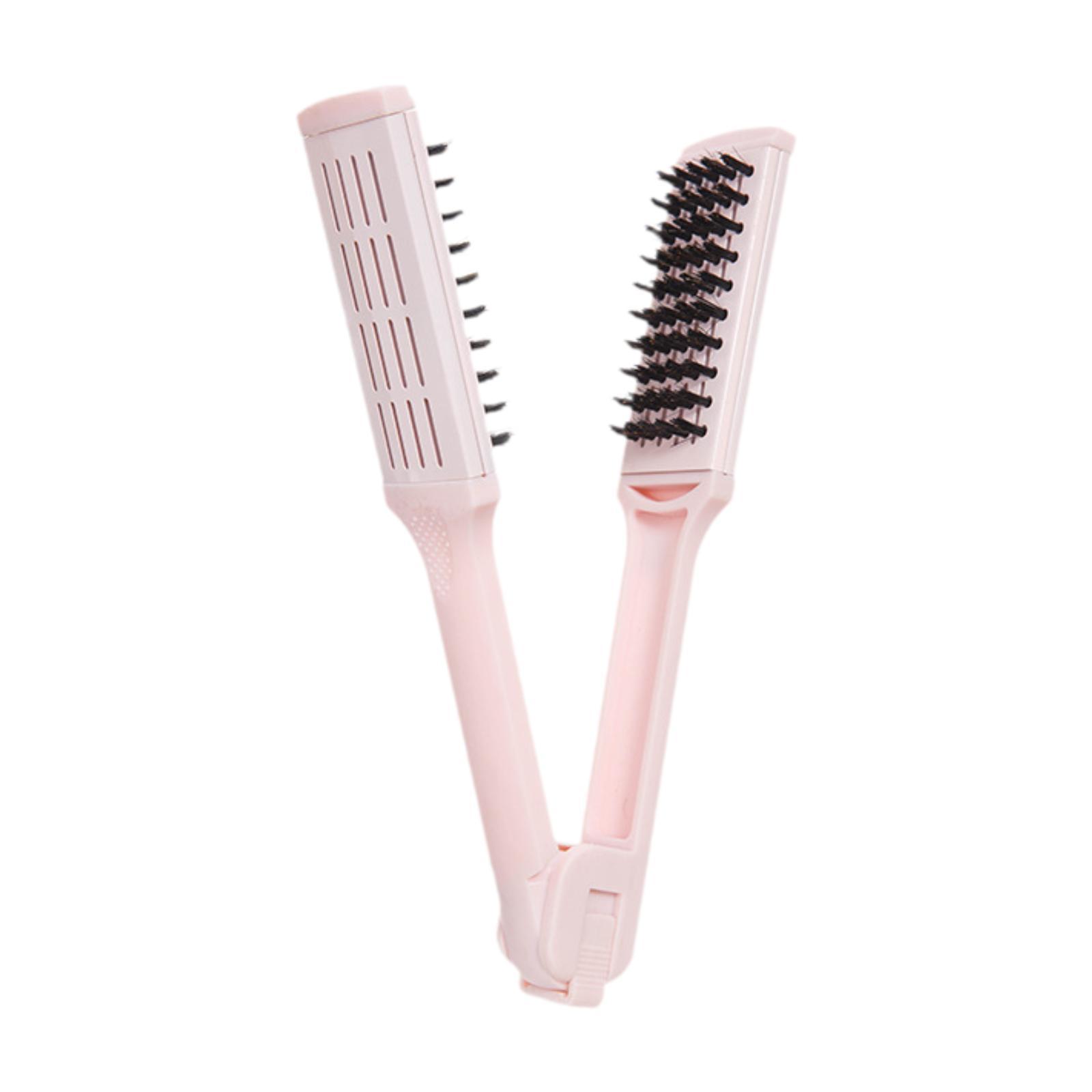 Brush Clamp Hair Straightening Comb