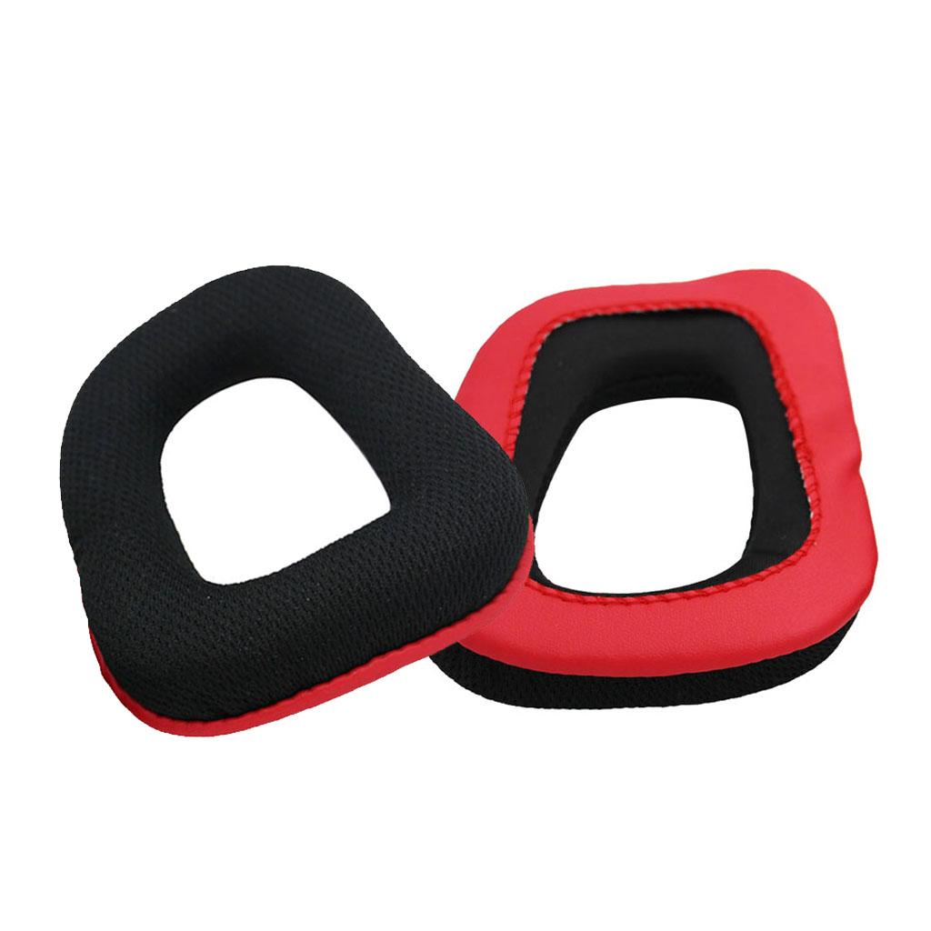 EarPads Cushions For Logitech G35 G930 G430 F450 Headphone Red