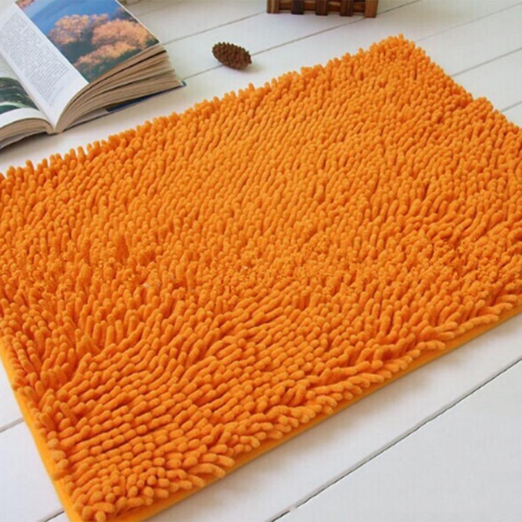 Luxury Chenille Washable 1 Piece Bath Mat Doormat Home ...