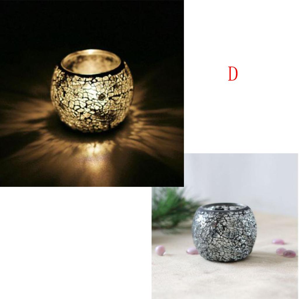Mosaik Glas Kerzenhalter Teelicht Votiv Halter für