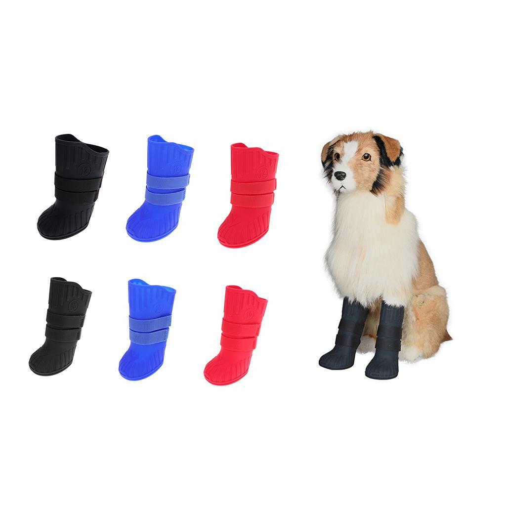 Hundeschuhe Wasserdicht Hunde Regenstiefel Schneeschuhe mit