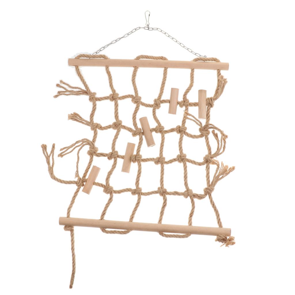 Bird Climbing Net Hamster Hammock Small Animal Activity & Climbing Toy M