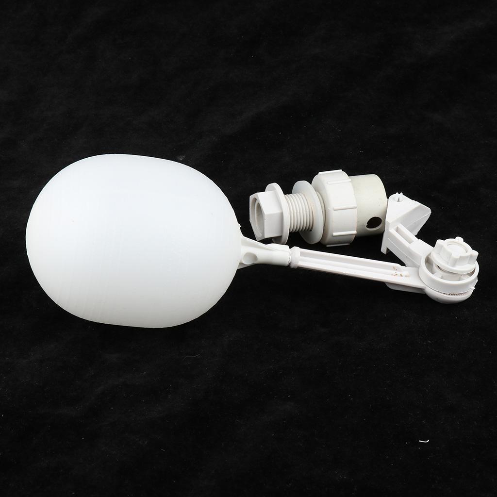 Mini Aquarium Float Ball Valve Water Level Control Float Valve Kit White 