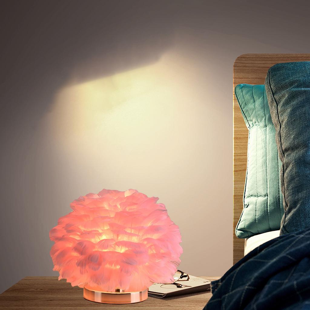 Table Lamp DIY Desk Light Nightlight Home Romantic Atmosphere Light Pink