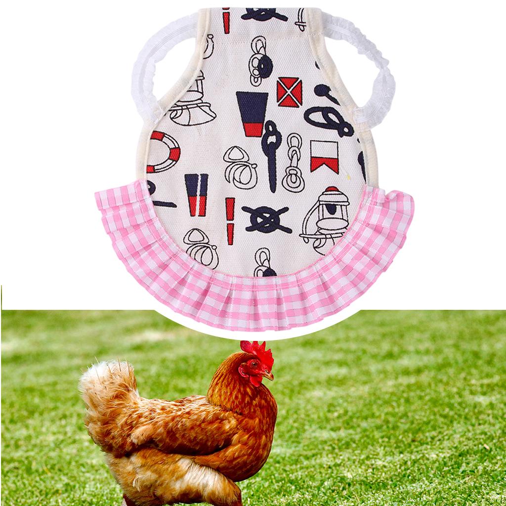 Chicken Saddles Hen Apron Feather Fixer Poultry Wing Back Protector Mixed