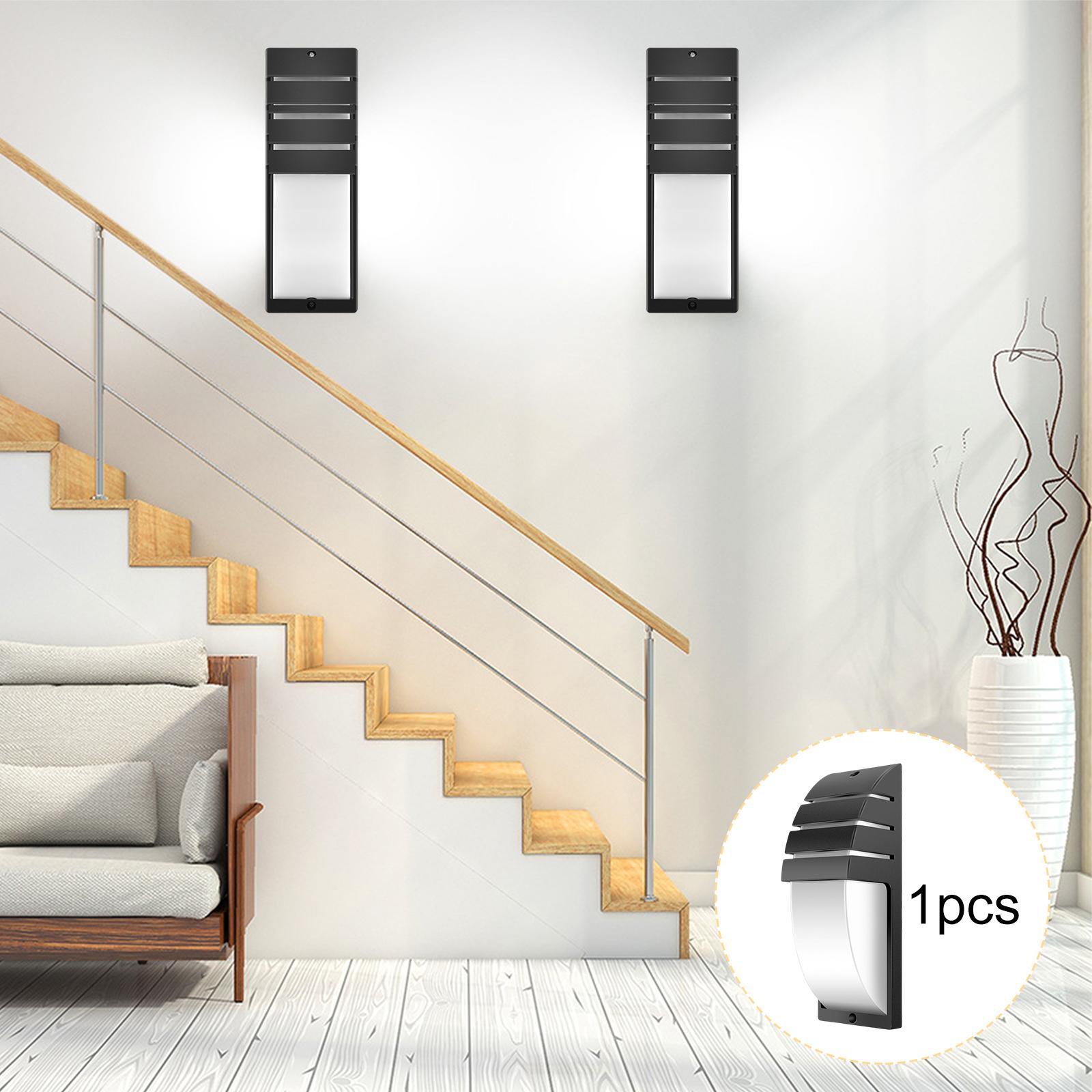 LED Wall Sconce Lamp Outdoor Waterproof Exterior Light Fixture  White