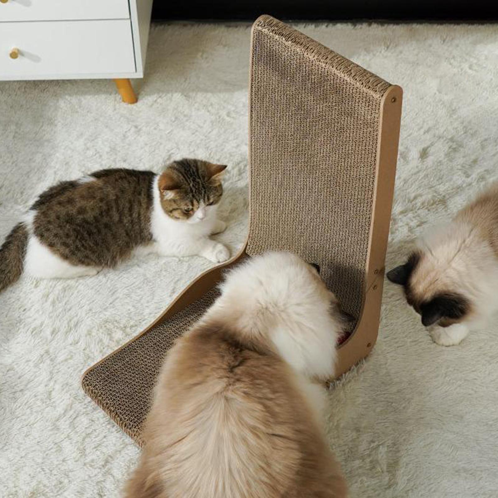 Cat Scratcher Cardboard Lounge Bed Thicken Corrugated Paper Scratch Pad Style A