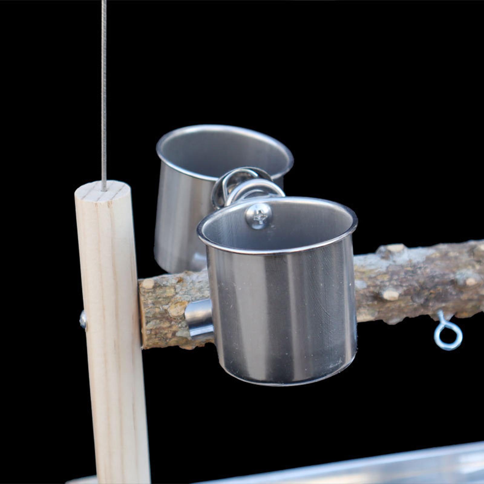 Parrot Playstand Tabletop Bird Stand for Cockatiel Conures Lorikeet Cockatoo