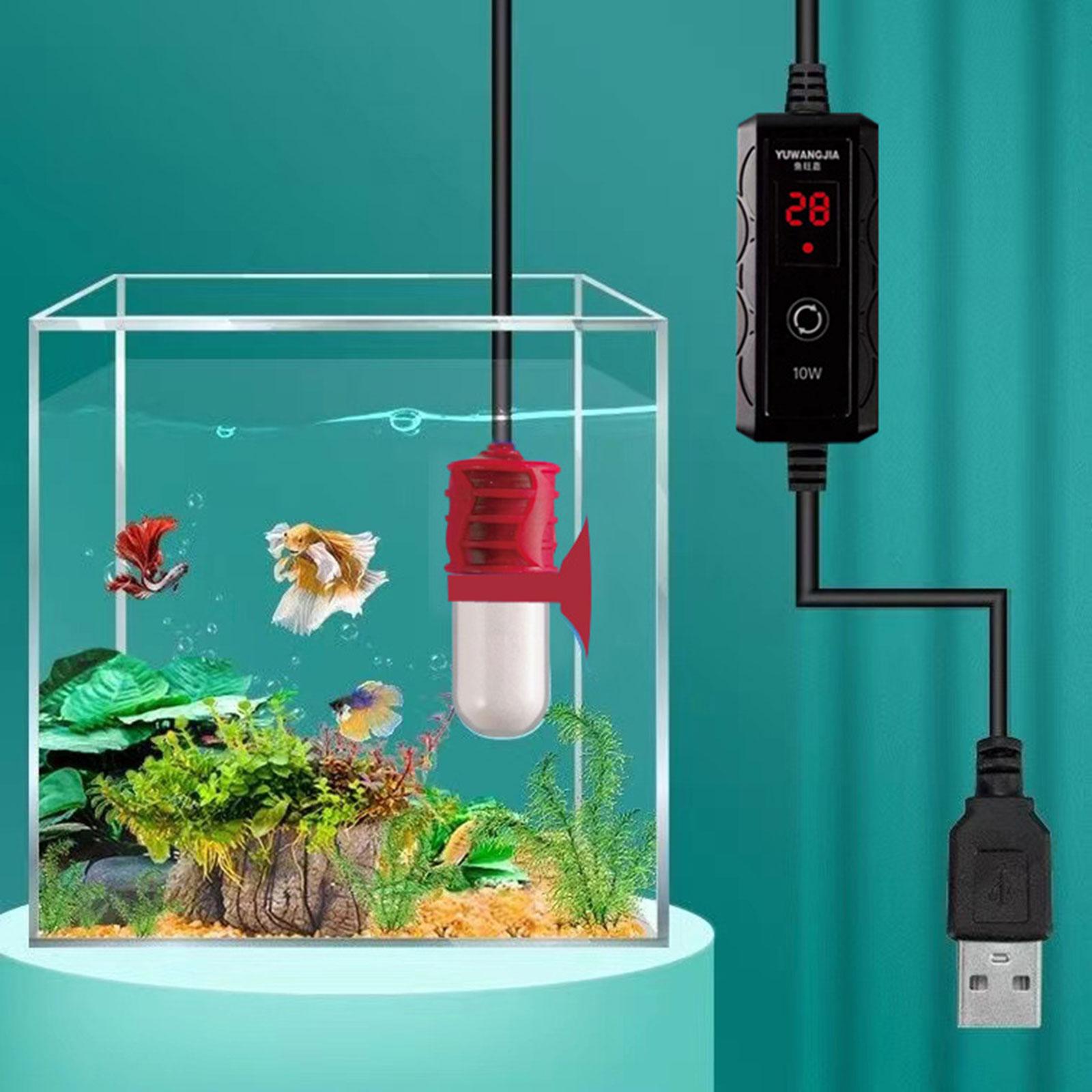 Aquarium Tank Heater Small Heater for Freshwater Saltwater Betta Turtle 10W