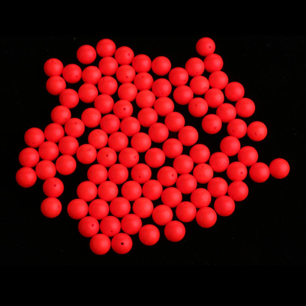 200 Pieces Fishing Floating Bobbers Drift Ball EVA Foam Strike Indicator