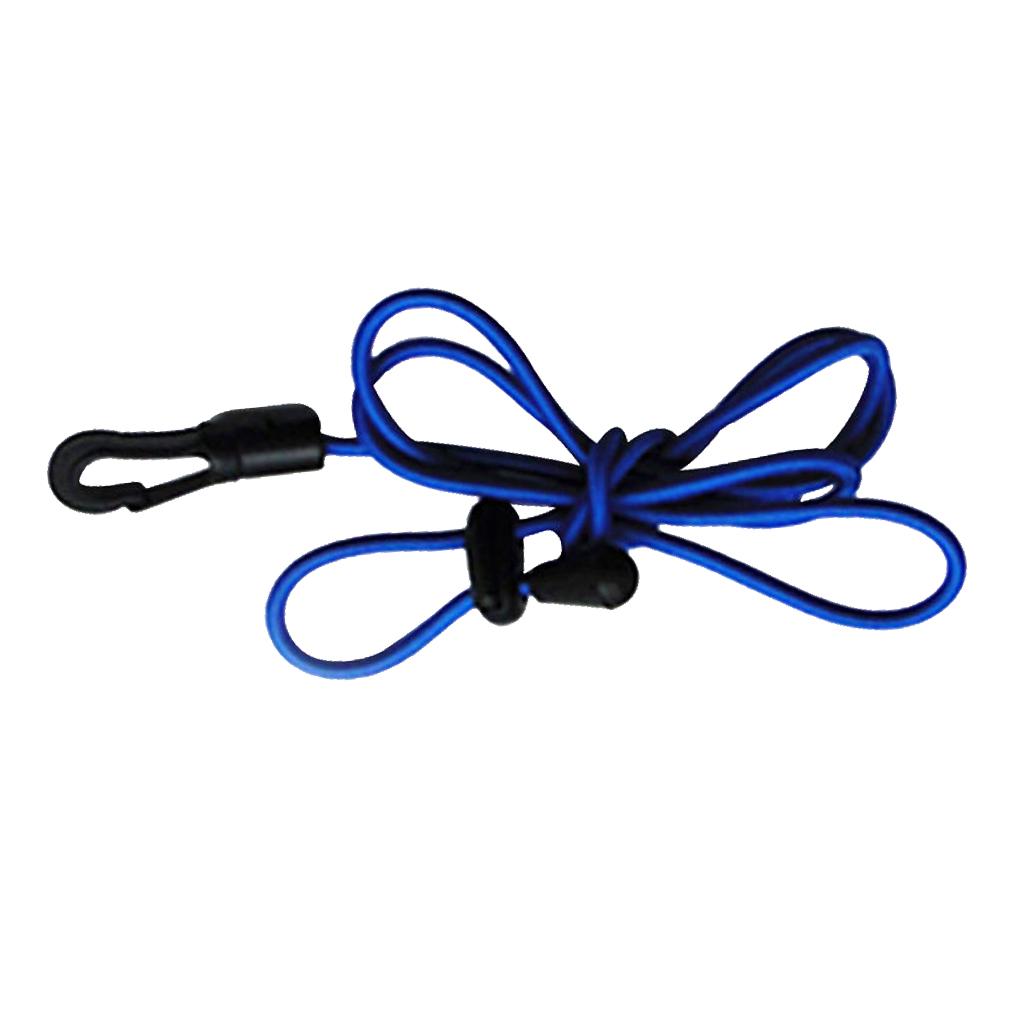 Durable Bungee Cord Fishing Rod Paddle Leash & Snap Clip for Kayak ...