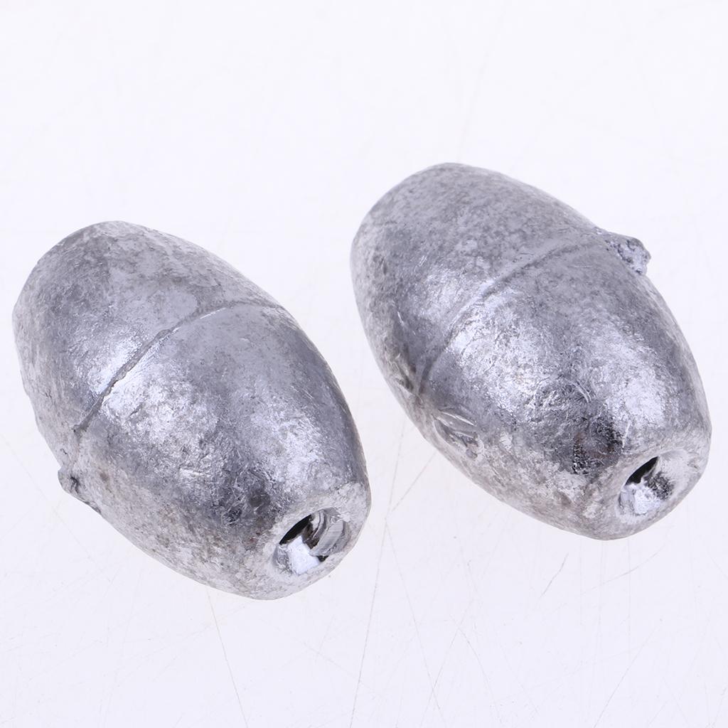 25x Waterdrop Fishing Weights Sinkers Lead Weights Fishing Split for
