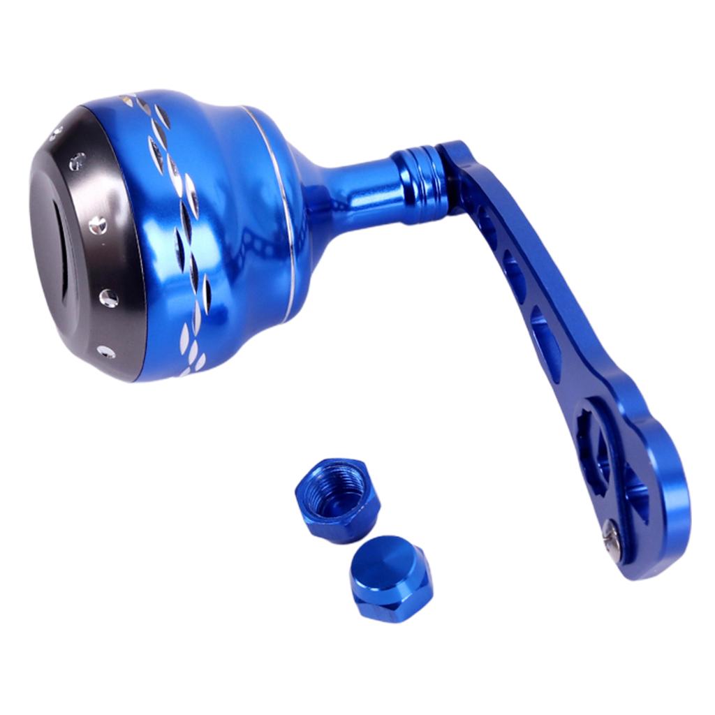 Power Aluminum Alloy Fishing Reel Handle with Knob Blue