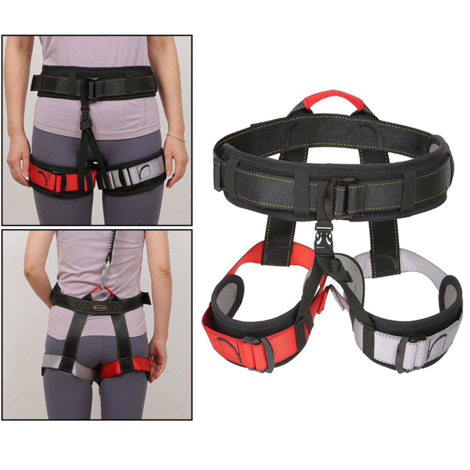 Roof Working Safety Harness Half Body Protect Tree Climbing Waist Strap Belt