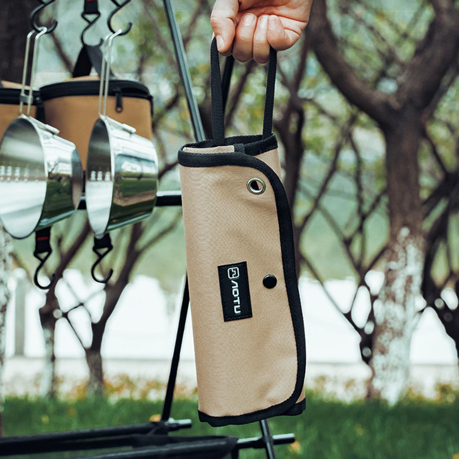 Portable Camping Tableware Organizer Hiking Activities Kitchen Outdoor